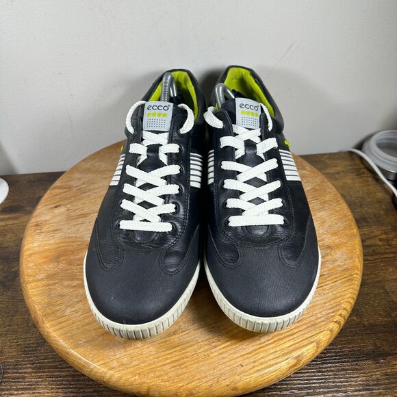Ecco Hydromax Golf Shoes Black White Shoes Men's Size 12 - Picture 2 of 8
